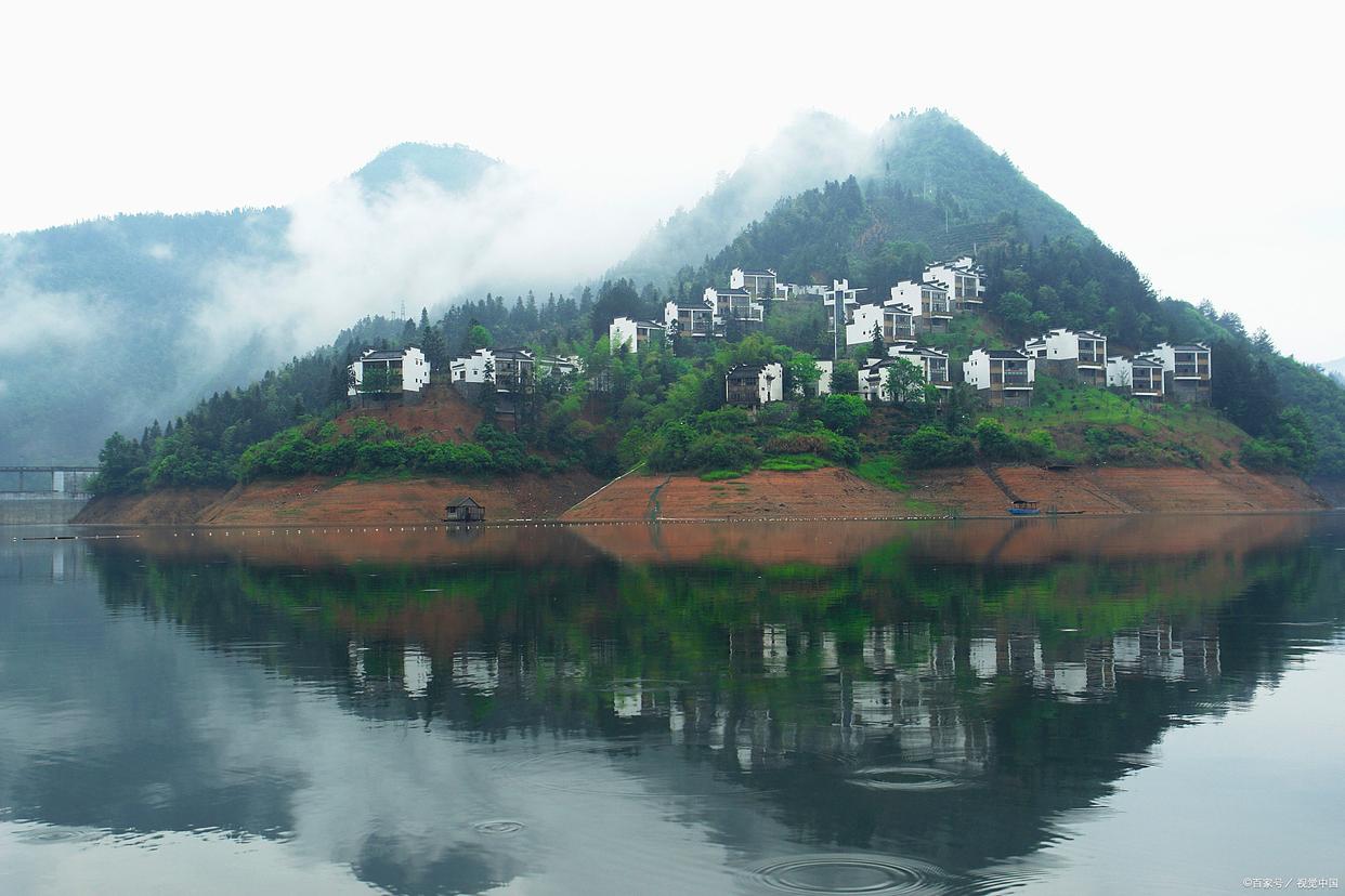 徽州区潜口镇东山村，湖光山色静谧优美，露营圣地！(图1)